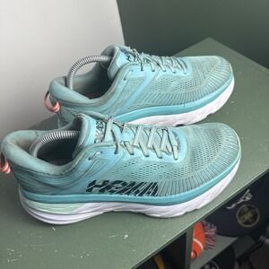 Hoka One One Bondi 7 Women's Shoes Sneakers Running Blue 110519 AEBL size 9.5